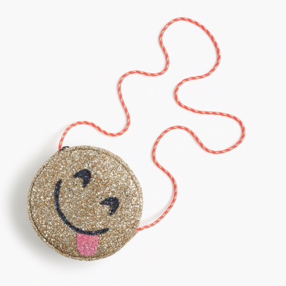 J. Crew Other - CLEARANCE J. CREW Crewcuts Glitter Emoji Bag NWT
